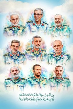 دفتر نقاشی طرح سرداران شهید ۴۰ برگ A5 منگنه